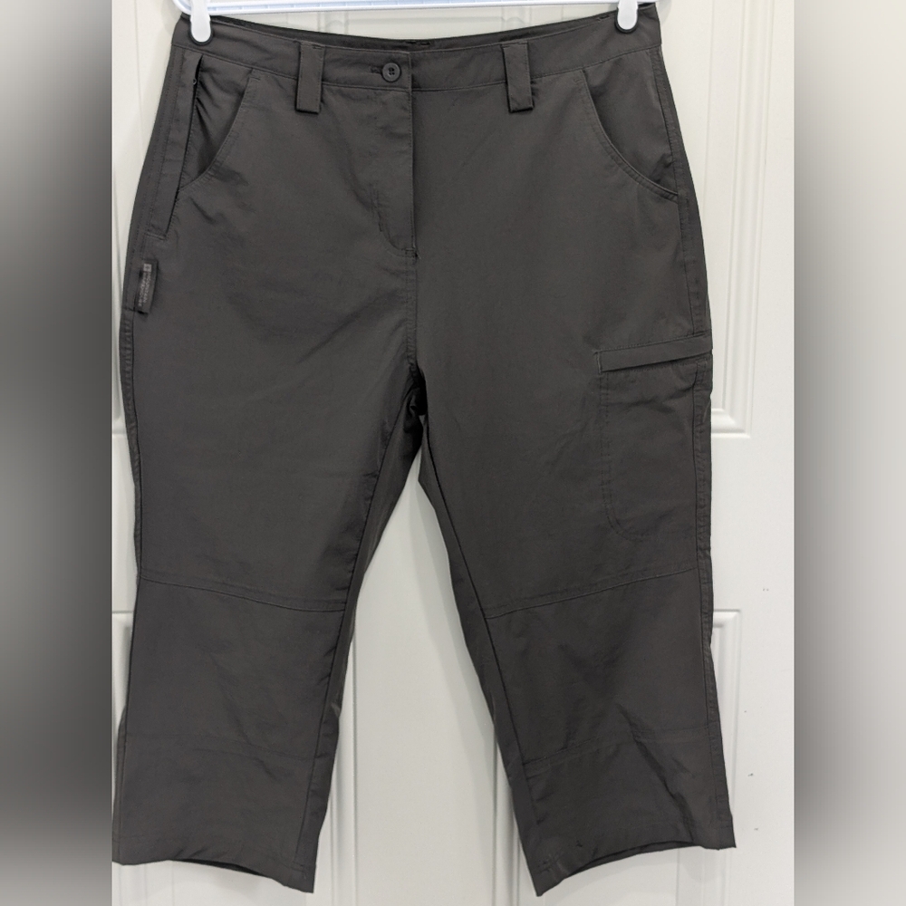 Charcoal Gray Cargo Shorts with Athletic Stretch